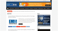 Desktop Screenshot of govconwire.com